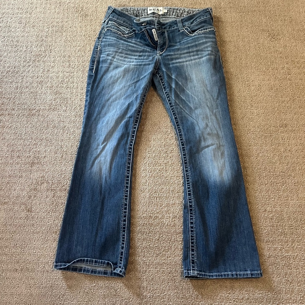 Ariat real midrise boot cut jeans - great condition 33S